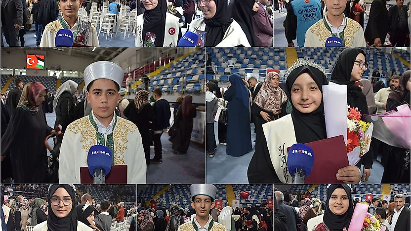 Hafızlar duygu ve hedeflerini anlattı