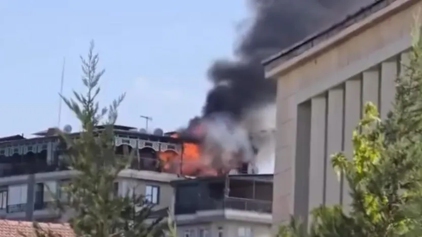 Hasan Varol Mahallesi'nde apartman yangını korkuttu