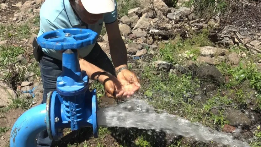Hasançelebi Ve Aşağı Sazlıca Mahallelerinde 6 Bin 700 Metre Kapalı Sulama Sistemi Yapıldı