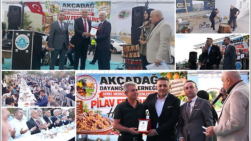 Hemşehriler Akçadağ Pilav Şenliği'nde Buluştu