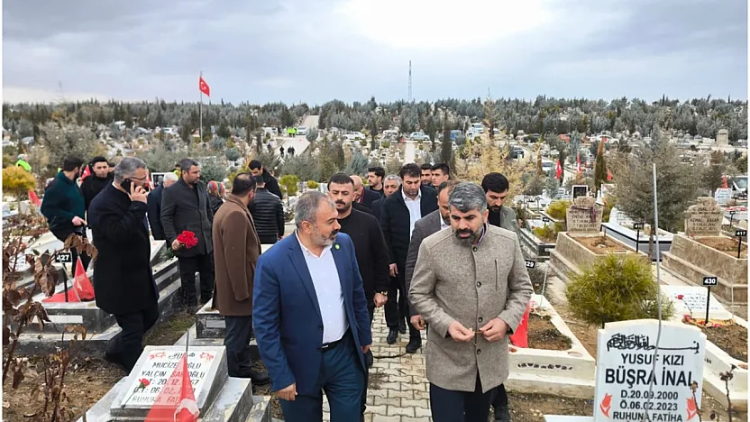 HÜDA PAR Milletvekili Dinç, Malatya'da deprem yıl dönümü nedeniyle ziyaretlerde bulundu