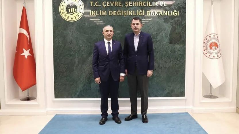 İMKON Genel Başkanı Tellioğlu Çevre, Şehircilik ve İklim Değişikliği Bakanı Murat Kurum'a Ziyaret Gerçekleştirdi