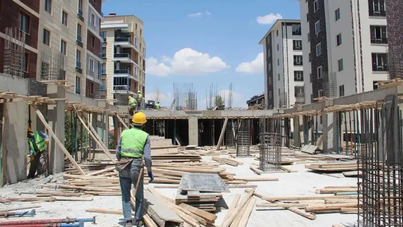 Kasım'da İnşaat Üretimi Yıllık Yüzde 22,3 Arttı