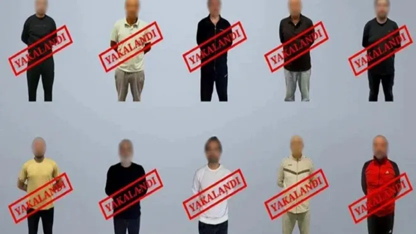 Kırmızı bültenle ve ulusal düzeyde aranan 10 şahıs Türkiye'ye getirildi