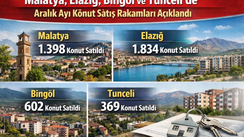 Konut Piyasasında Rekor Hareketlilik: Aralık Ayında 254 Bin 777 Satış