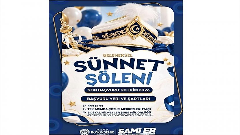 Malatya Büyükşehir Belediyesi'nden Çocuklara Sünnet Şöleni