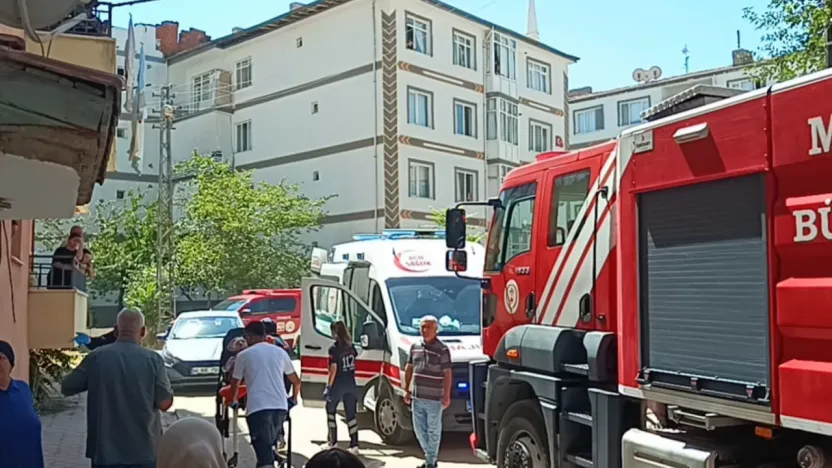 Malatya'da apartman dairesinde yangın