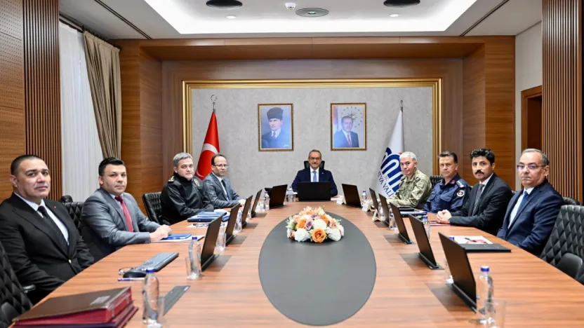 Malatya'da Güvenlik Toplantısında Suçla Mücadele Raporu Değerlendirildi