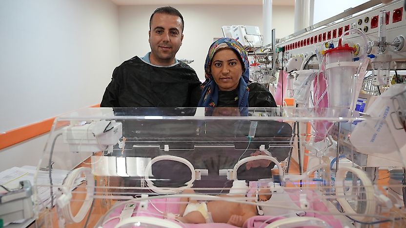 Malatya'da İlk Tüp Bebek Denemesinde İkiz Bebek Sevinci