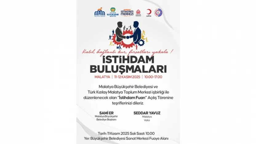 Malatya'da İş Kapıları Aralanıyor: İstihdam Buluşmaları Başlıyor