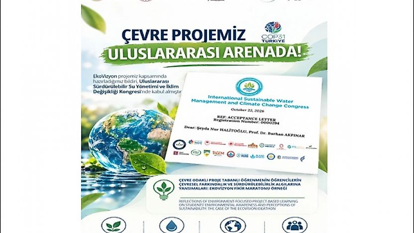 Malatya'da Öğrenciler İçin Geliştirilen Proje Uluslararası Kongrede