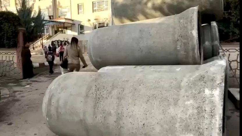 Malatya'da Okul Önünde Tehlike: Beton Künkler Öğrencileri Tehdit Ediyor