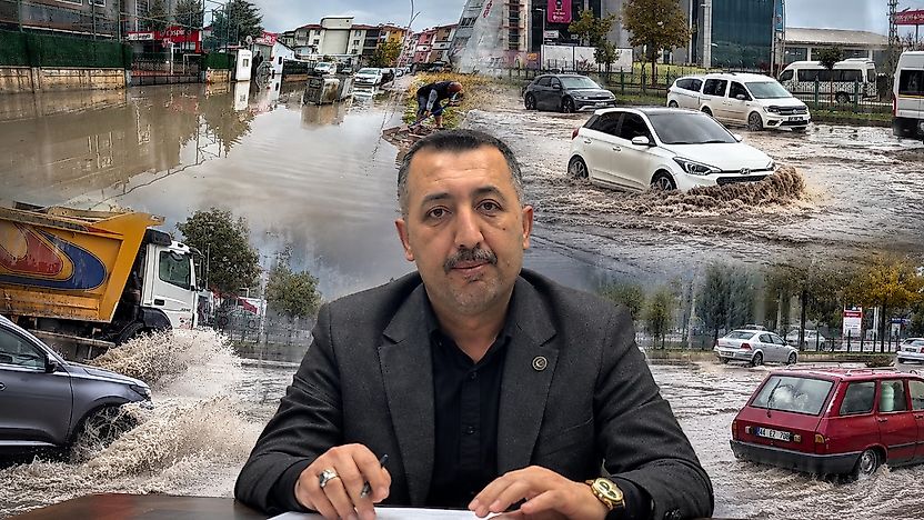 Malatya'da Yollar Su Altında Kaldı! Burhan Kılıç'tan Altyapı Tepkisi