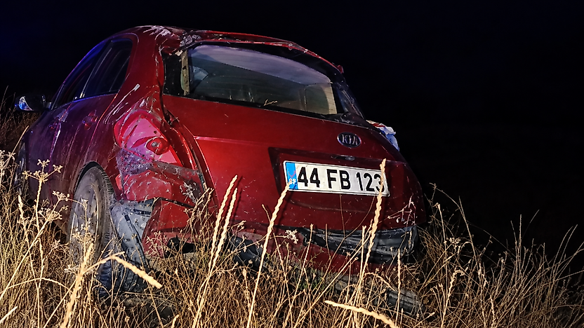 Malatya Kuzey Çevre Yolu'nda Korkutan Kaza: 2 Kişi Ağır Yaralandı