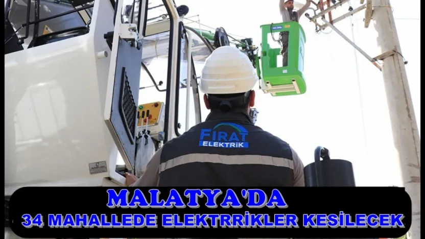 Malatya'nın 6 İlçesinde Elektrik Kesintisi
