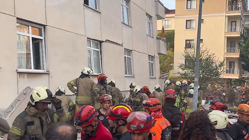 Maltepe'deki çökmenin ardından binalardaki tadilatlar dikkat çekiyor