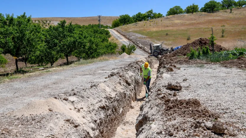 Maski'den Oluklu'ya 7 Bin 800 Metre İçme Suyu Yatırımı