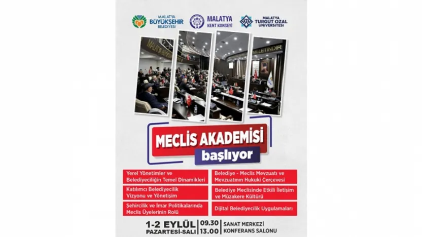 'Meclis Akademisi' Başlıyor