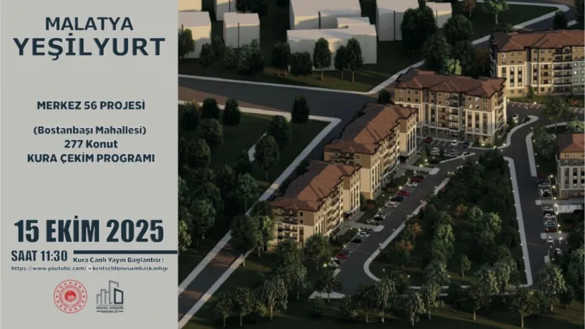 Merkez 21 ve Merkez 56 Projelerinde Hak Sahipleri Canlı Yayınla Belirlenecek