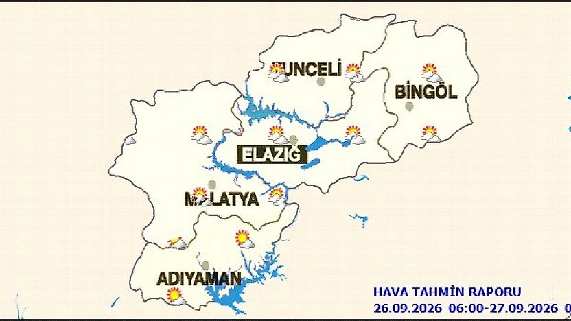 Meteoroloji Açıkladı: Malatya'da Sıcaklıklar 33 Dereceye Çıkacak