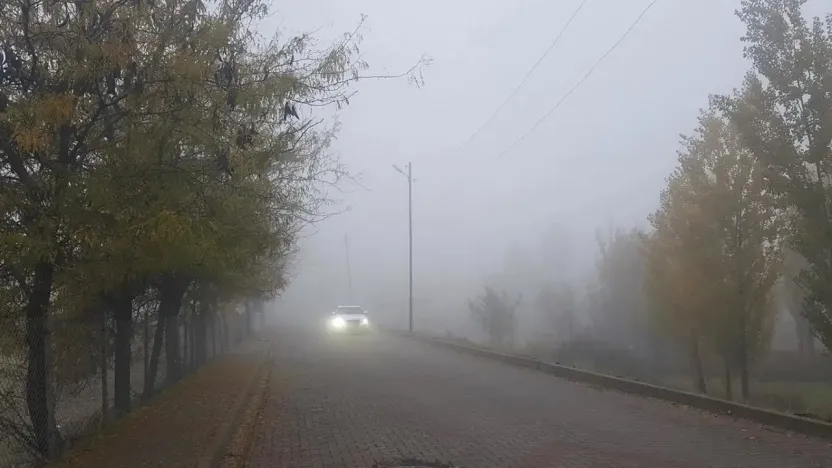 Meteoroloji'den sağanak ve sis uyarısı
