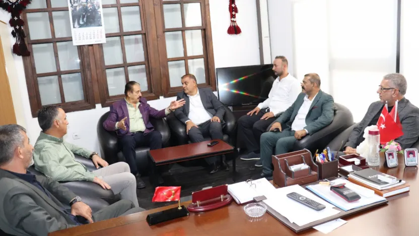 MHP İl Başkanı Gök'ten MESOB Başkanı Keskin'e ziyaret