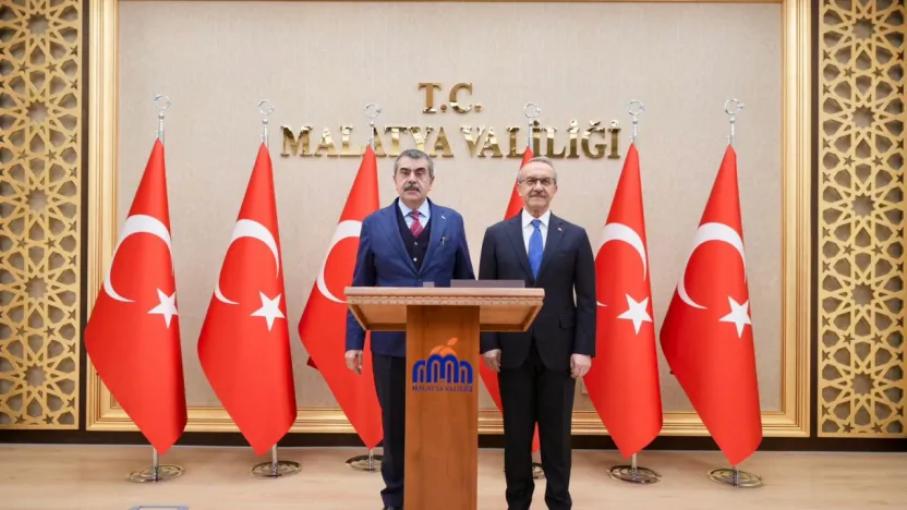 Milli Eğitim Bakanı Yusuf Tekin Malatya'da Temaslarına Başladı