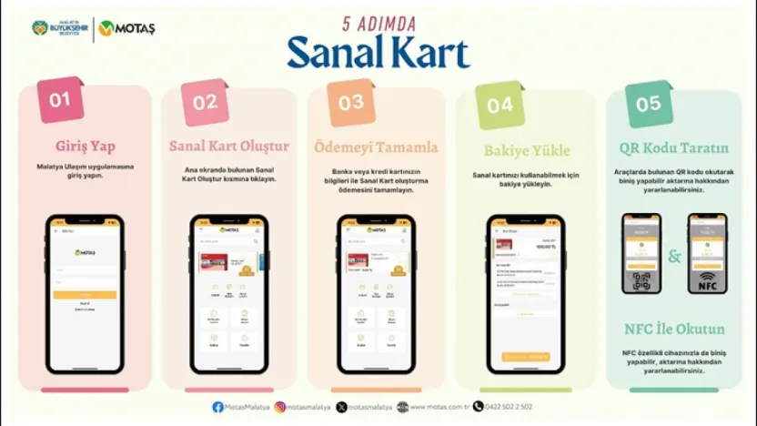 Motaş Sanal Kart Uygulamasını Başlattı