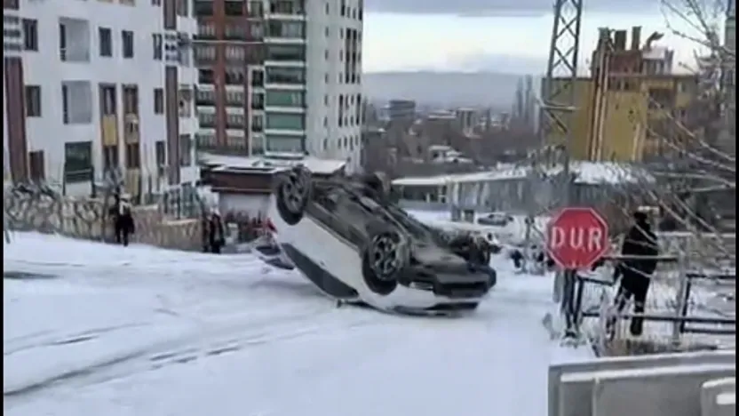 Okullar Tatil Edilmedi, Yollar Buz Pistine Döndü