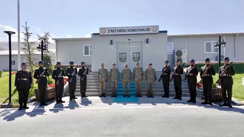Orgeneral Tokel, 2'nci Ordu Komutanlığı'nda Sınır Hattı Değerlendirmesi Yaptı