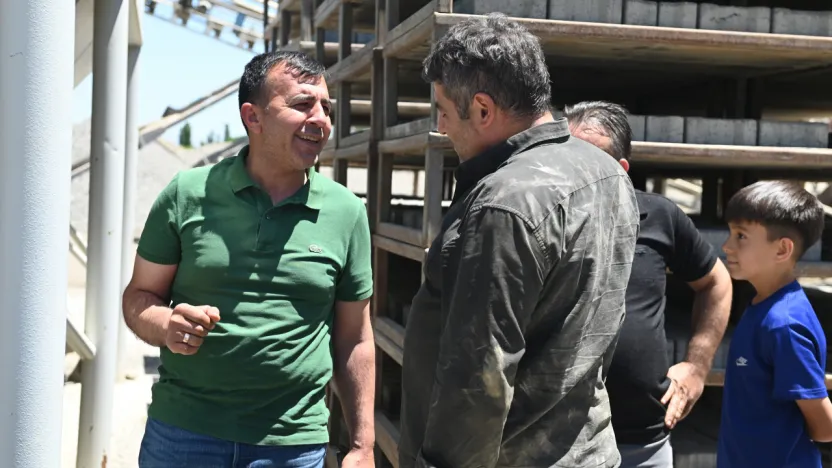 Pütürge Belediye Başkanı Mikail Sülük'ten Üretim Tesisine Ziyaret
