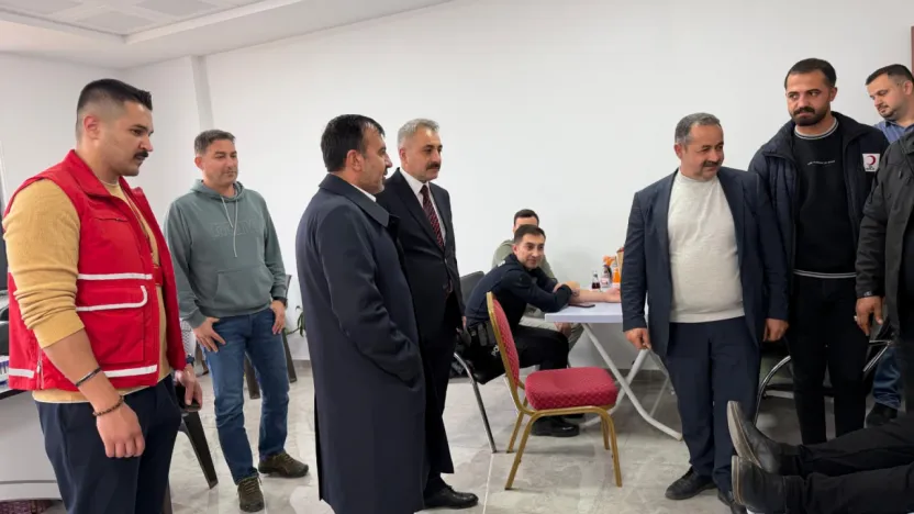 Pütürge Belediyesi'nden Kan Bağışı Etkinliğine Destek