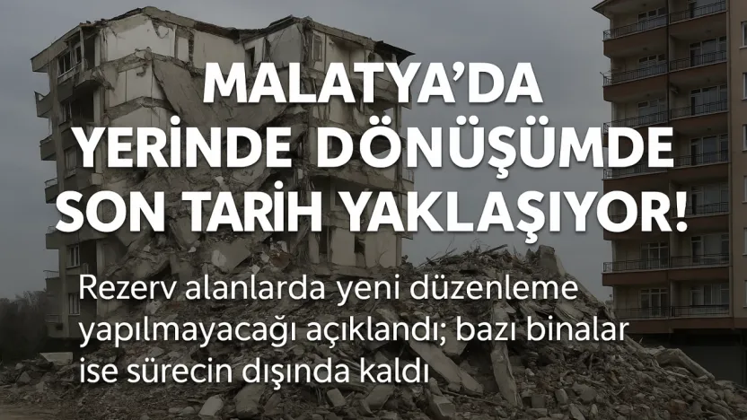 Rezerv Alanlara Yeni Düzenleme: Yeni Alan İlan Edilmeyecek