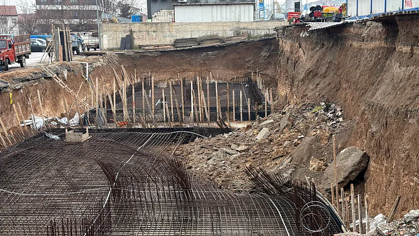 Salköprü'de İnşaat Alanında Çökme Paniği