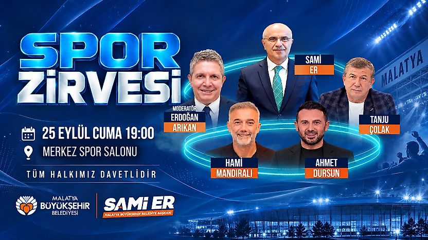 Sporun Zirvesi Malatya'da: Ünlü İsimler Gençlerle Buluşacak