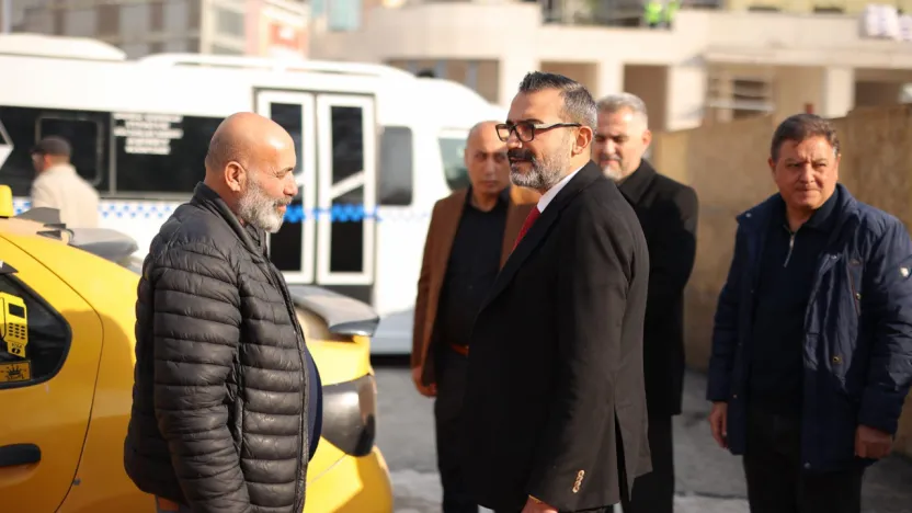 Talip Şahin'den Taksi Esnafı ve Galericiler Sitesine Ziyaret