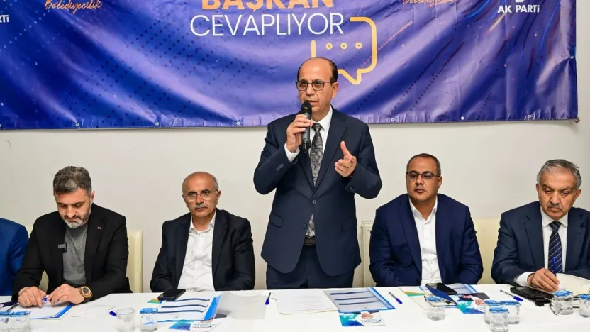 Tecde Mahallesinde 'Vatandaş Soruyor, Başkan Cevaplıyor' Toplantısı Düzenlendi
