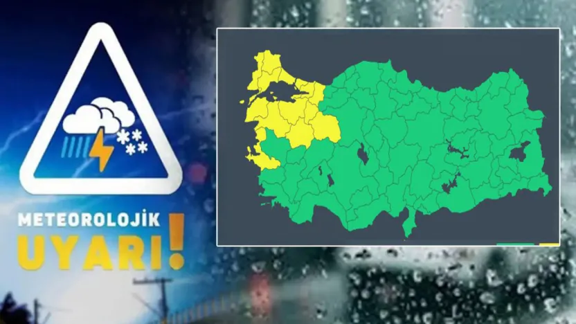 Türkiye'de 14 İl İçin Sarı Kod: Meteoroloji'den Kritik Hava Uyarısı