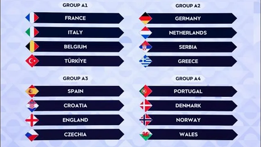 Türkiye'ye Zorlu Sınav: A Ligi'nde Fransa, İtalya ve Belçika