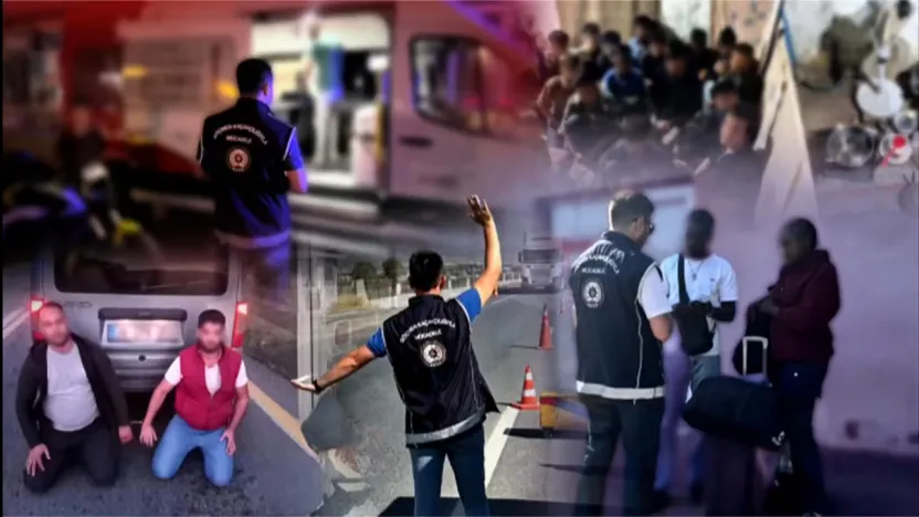 Ülke Genelinde Düzensiz Göç Operasyonu: 666 Göçmen Gözaltında