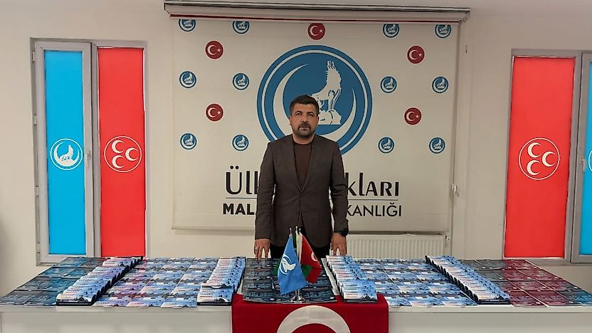 Ülkü Ocakları Malatya İl Başkanlığı'ndan Gençlere Dev Eğitim Desteği