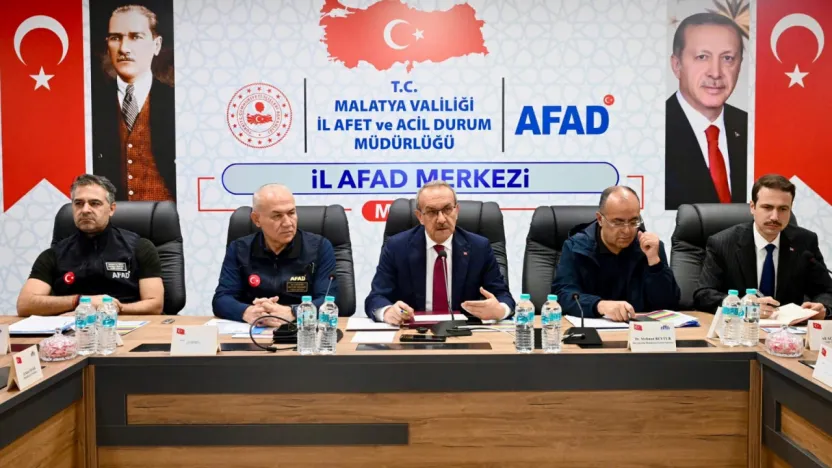 Vali Seddar Yavuz İl Afet Risk Azaltma Planı Toplantısına Katıldı