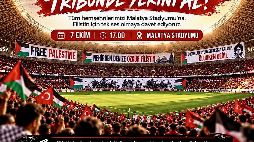 Yeşilyurtspor- Siirt Spor Maçında Gazze'ye Destek Mesajı Verilecek