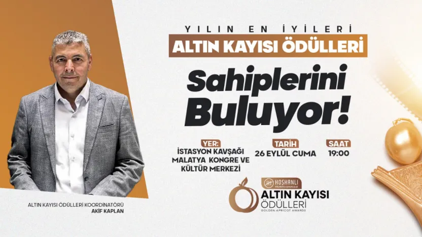 Yılın En İyileri Hoşhanlı Altın Kayısı Ödülleri, 26 Eylül'de Sahiplerini Buluyor
