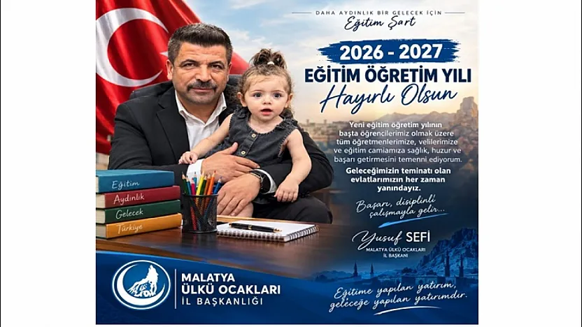 Yusuf Sefi'den 2026-2027 eğitim öğretim yılı mesajı