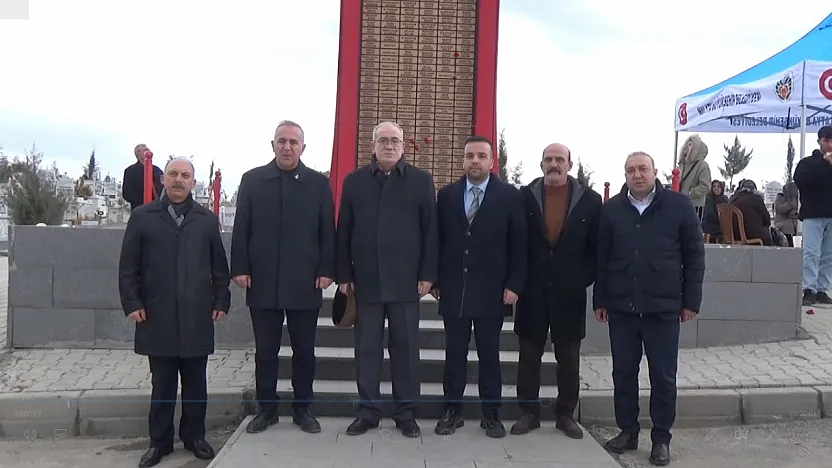 Zafer Partisi Heyeti Depremin Yıl Dönümünde Malatya'da