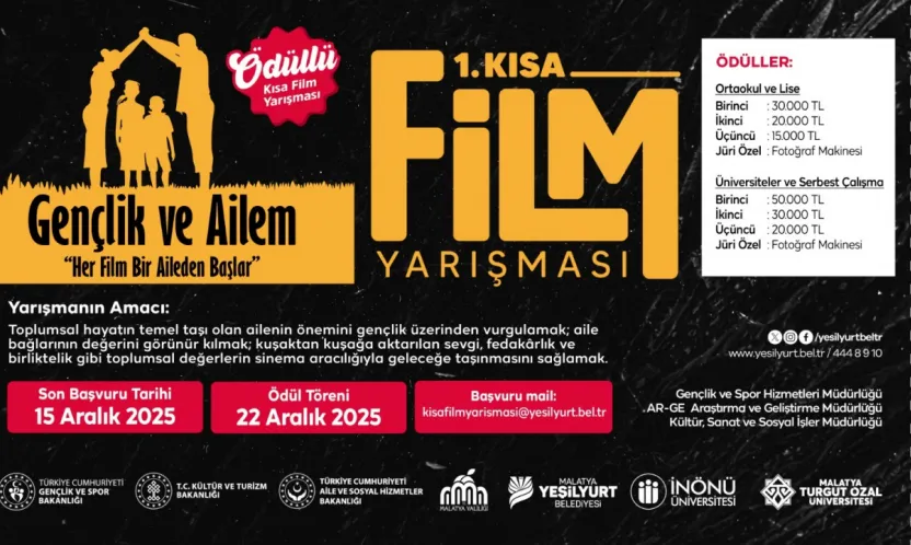 1.Kısa Film Festivali'nde Son Başvuru 15 Aralık!