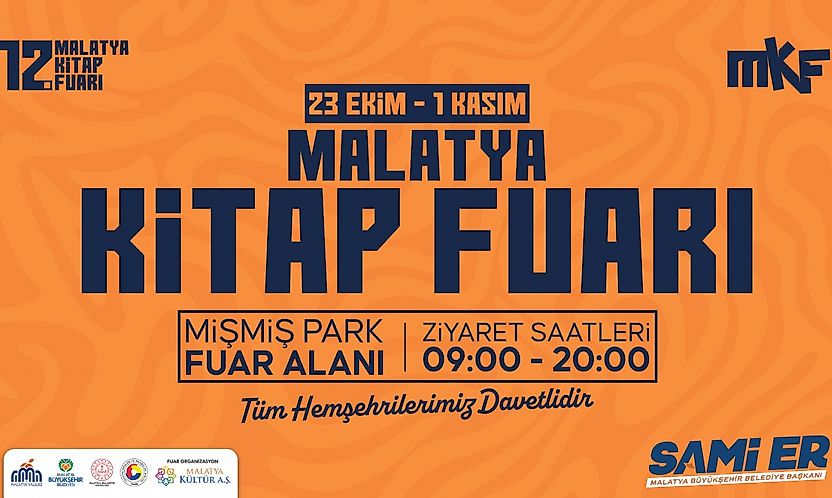 12. Malatya Anadolu Kitap ve Kültür Fuarı Kapılarını Açıyor