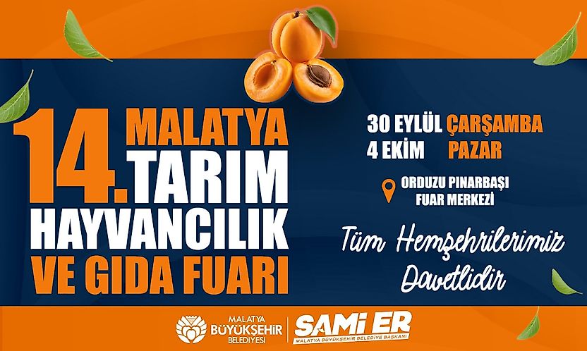 14. Malatya Tarım Fuarı İçin Geri Sayım Başladı