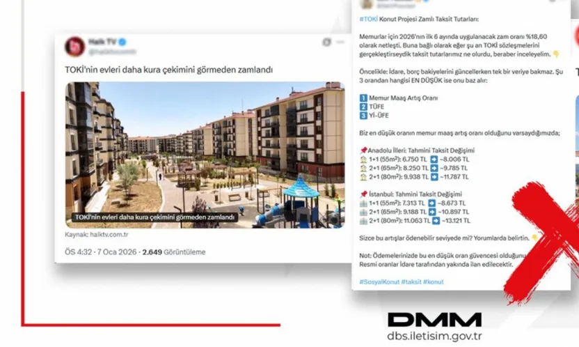 500 Bin Sosyal Konut Projesi Hakkında Çıkan İddialar Asılsız